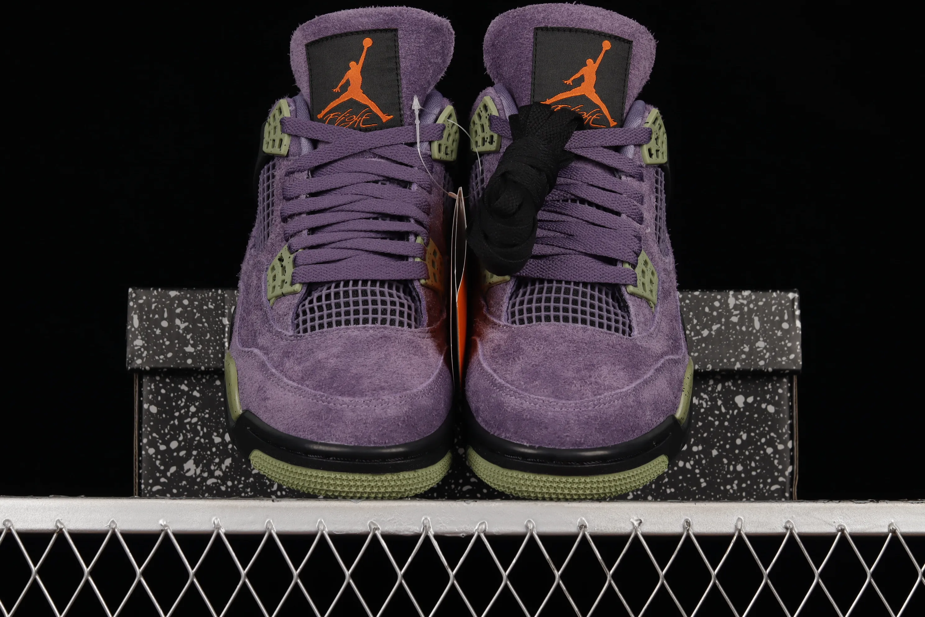 All categories Air Jordan Jordan series basketball shoes Air Jordan 4 foreign trade version Air Jordan 4 Retro "Canyon Purple" AJ4 Joe 4 purple suede basketball shoes AQ9129-500